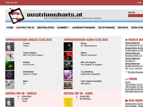'austriancharts.at' screenshot