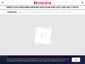 'intoscana.it' screenshot