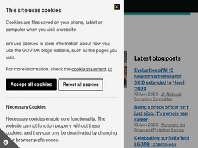 'blog.gov.uk' screenshot