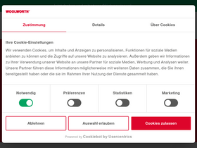 'woolworth.de' screenshot