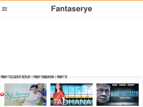 'fantaserye.su' screenshot