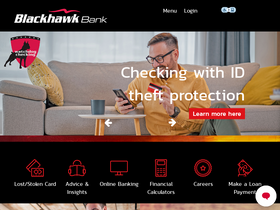 'blackhawkbank.com' screenshot