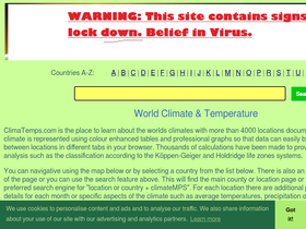 'climatemps.com' screenshot