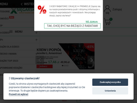 'skladnicaksiegarska.pl' screenshot