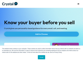 'crystalknows.com' screenshot