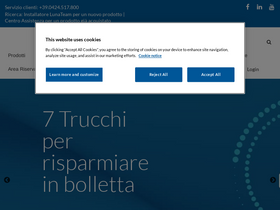 'baxi.it' screenshot