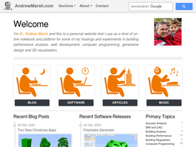 'andrewmarsh.com' screenshot