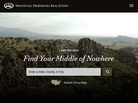 'whitetailproperties.com' screenshot