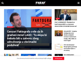 'paraf.hr' screenshot