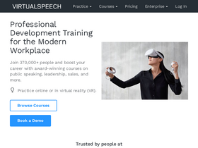 'virtualspeech.com' screenshot