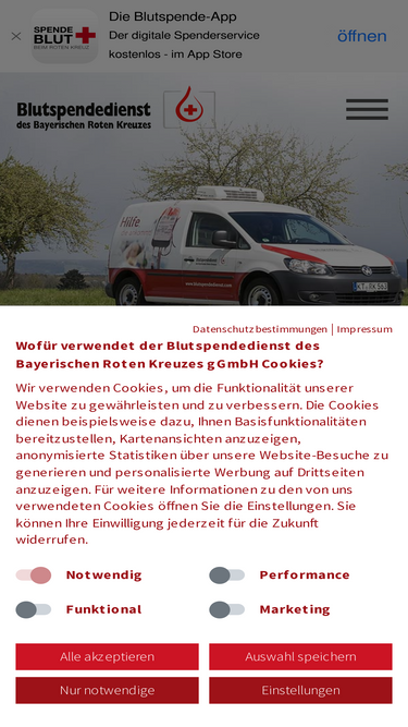 blutspendedienst.com