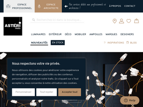 Asteri website screenshot