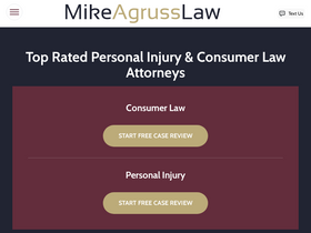 'agrusslawfirm.com' screenshot