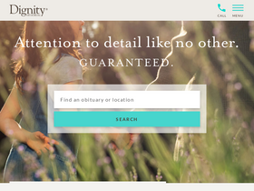 'lifewellcelebrated.dignitymemorial.com' screenshot