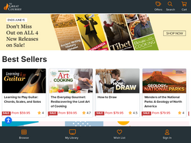 'thegreatcourses.com' screenshot