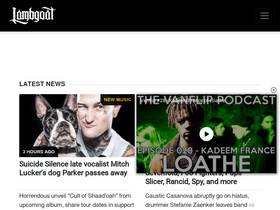 'lambgoat.com' screenshot