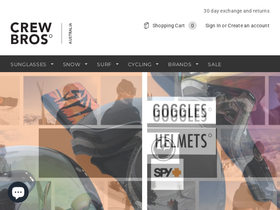 Crewbrothers homepage screenshot