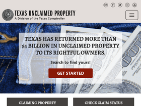 'claimittexas.gov' screenshot