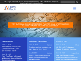 'lewisbrisbois.com' screenshot