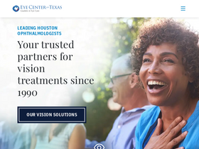 'eyecenteroftexas.com' screenshot