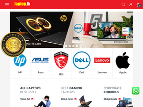 'laptop.lk' screenshot