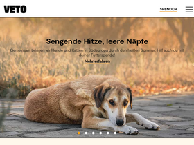 'veto-tierschutz.de' screenshot