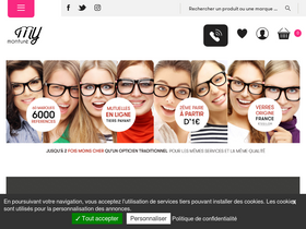 'mymonture.com' screenshot