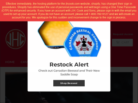 jhcook.com homepage screenshot