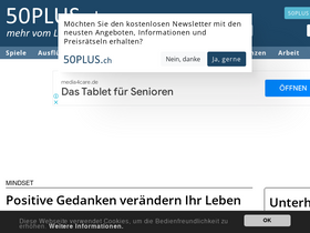 '50plus.ch' screenshot
