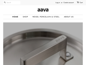 aavanordic.com homepage screenshot