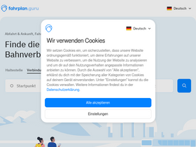 'fahrplan.guru' screenshot