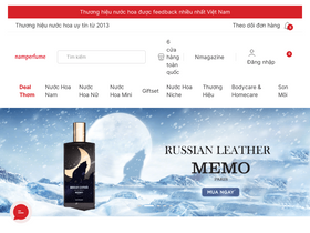 'namperfume.net' screenshot
