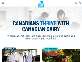 'dairyfarmersofcanada.ca' screenshot