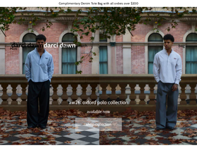 darcidawn.com homepage screenshot