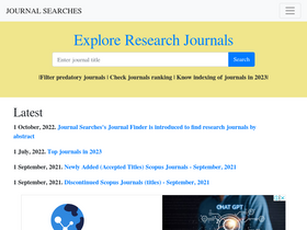'journalsearches.com' screenshot