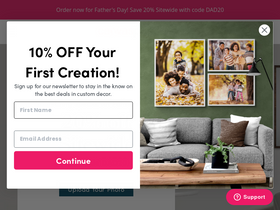 'canvasprints.com' screenshot