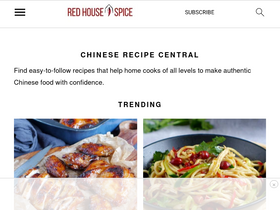 'redhousespice.com' screenshot