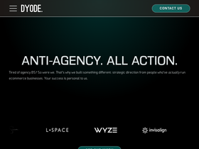 Dyode website screenshot