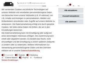 'minott-center.com' screenshot