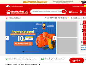 'monotaro.id' screenshot