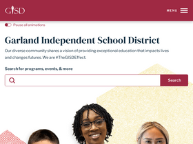 'garlandisd.net' screenshot