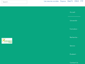 'fshsi.univ-oran1.dz' screenshot