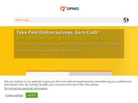 'opnio.com' screenshot