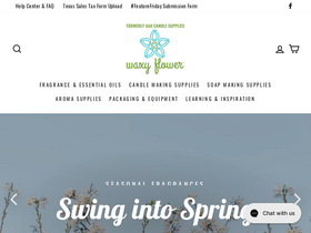 aaacandlesupply.com homepage screenshot