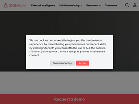 'signal-ai.com' screenshot