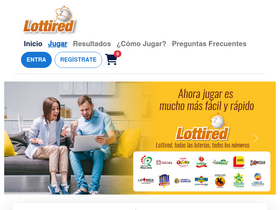 'lottired.net' screenshot