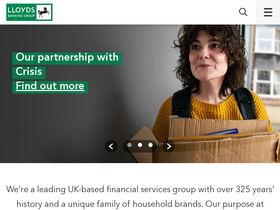 'lloydsbankinggroup.com' screenshot