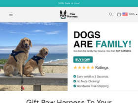 pawharness.net homepage screenshot