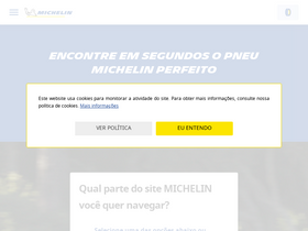 'michelin.com.br' screenshot