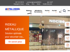 'metal2000.fr' screenshot